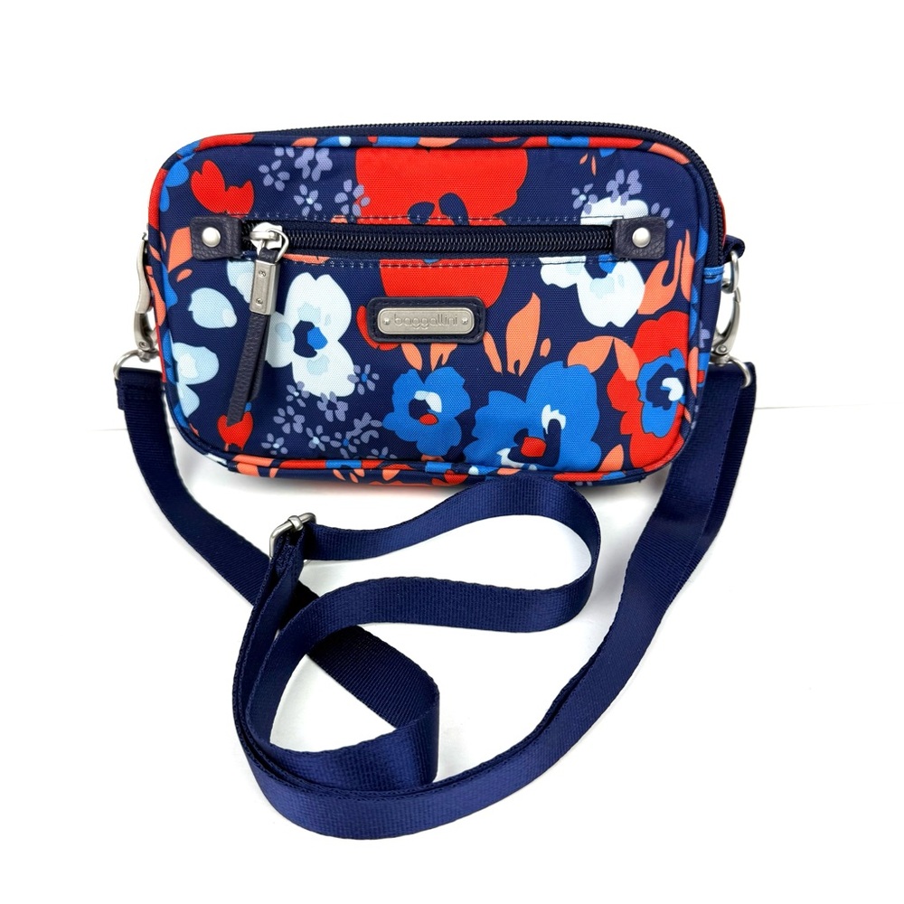 Baggallini Festival Bag Spring Bloom Convertible Crossbody Colorful Floral New